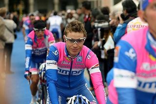 Damiano Cunego was banking on his Lampre team to deliver him to victory.