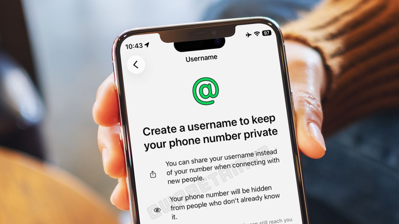  WhatsApp’s latest beta lets you set up a username, so you don’t have to share your phone number 