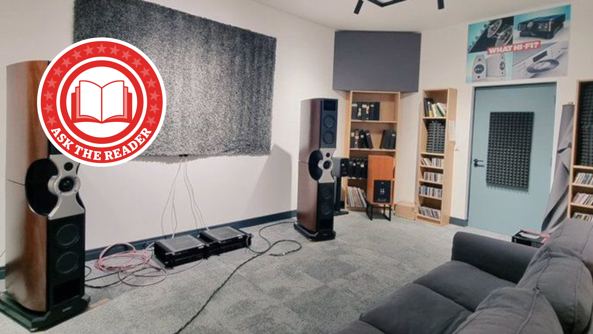 Listening room with Ask the Reader