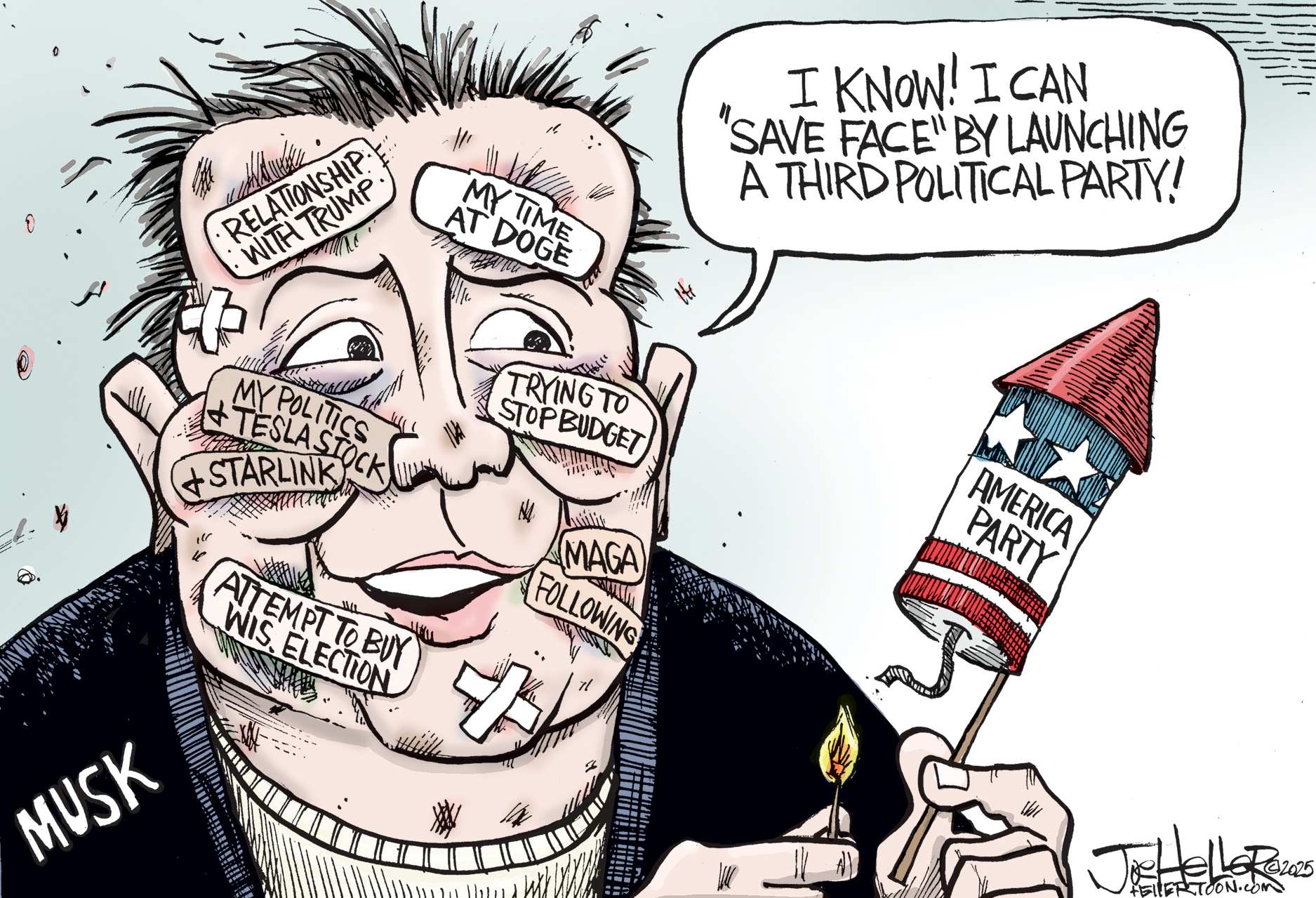 Political Cartoon