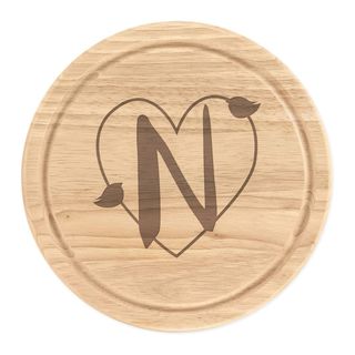 Heart Alphabet Wooden Chopping Cheese Board - amazon mother's day gifts