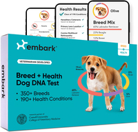 Embark Breed &amp; Ancestry Identification, Trait &amp; Health Detection Dog DNA Test Kit RRP: $199.00 | Now: $159.00 | Save: $40.00 (20%)