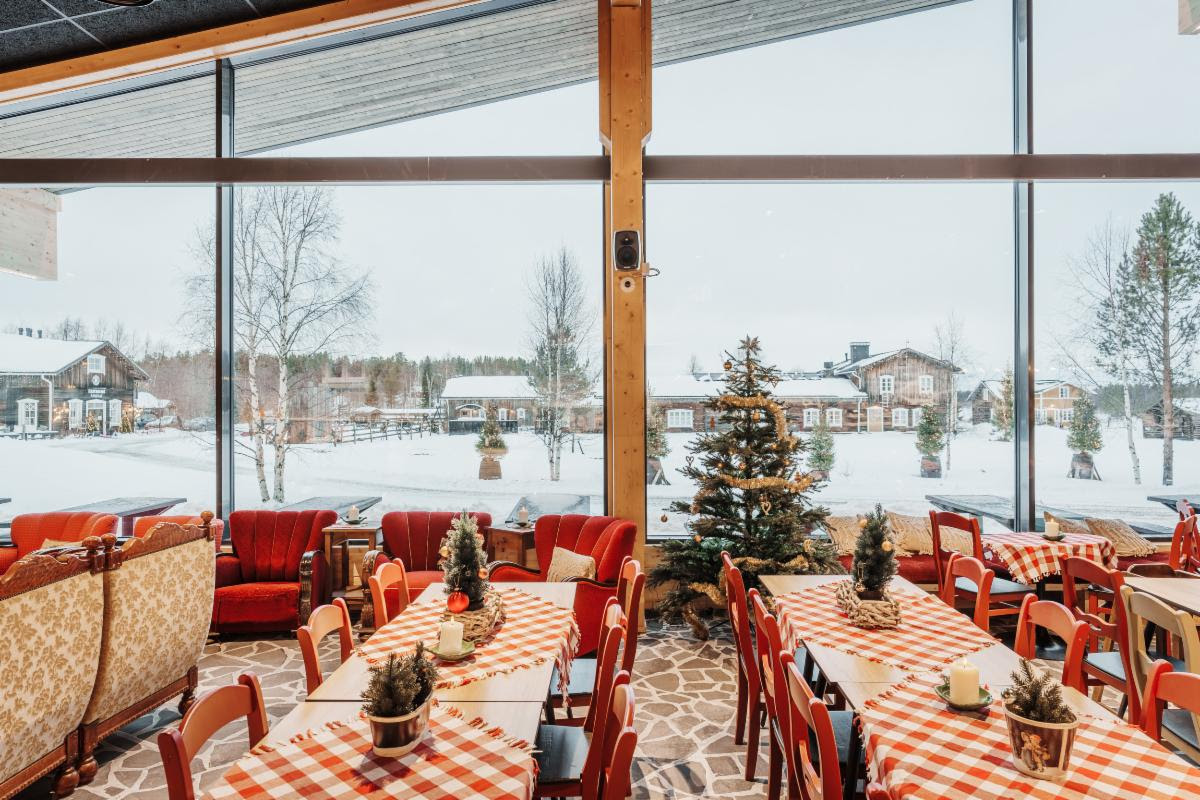 Christmas comes to life inside Lapland's Santa Visitor Centre.