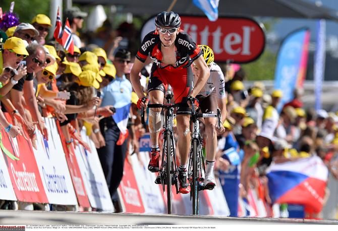 Tejay van Garderen leads Romain Bardet to the line