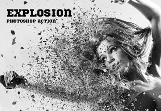 Quickly add an explosion effect with this Photoshop action