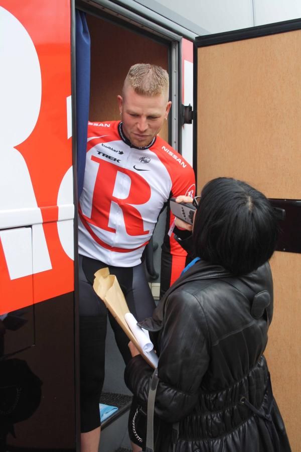 S&eacute;bastien Rosseler (RadioShack) is very motivated.