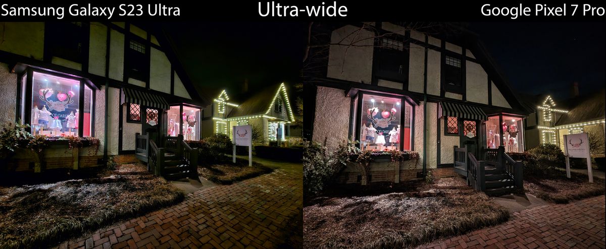 Comparing the ultrawide cameras between the Galaxy S23 Ultra and other Android phones