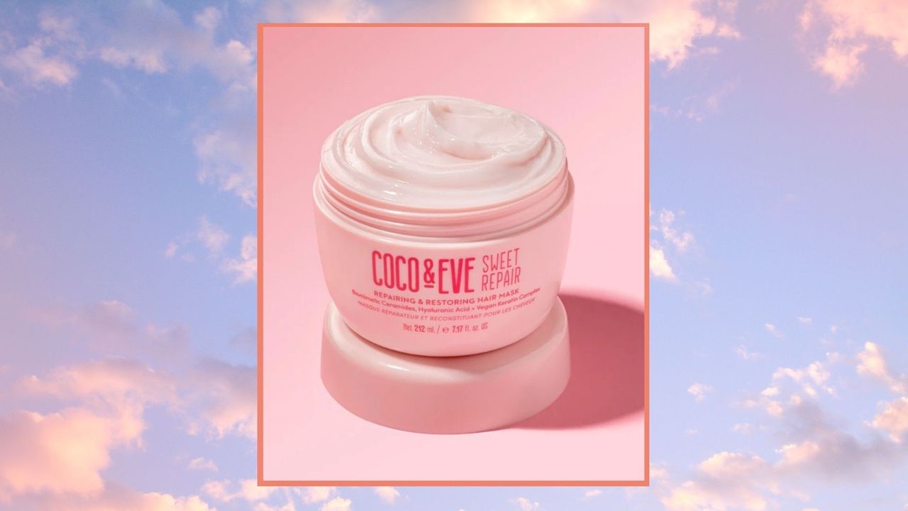 Coco &amp; Eve sweet repair mask in a cloudy template