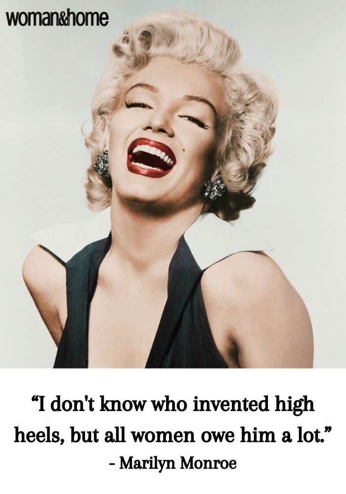 Inspirativní citáty o botách Marilyn Monroe