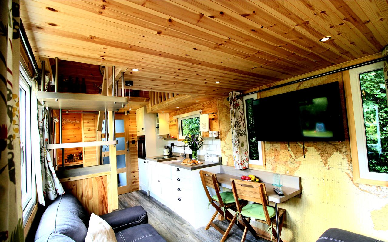 interior of a tiny house