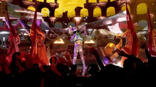 Space Ranger performs on The Masked Singer season 13