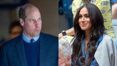 William's two-word response to Harry dating Meghan Markle revealed