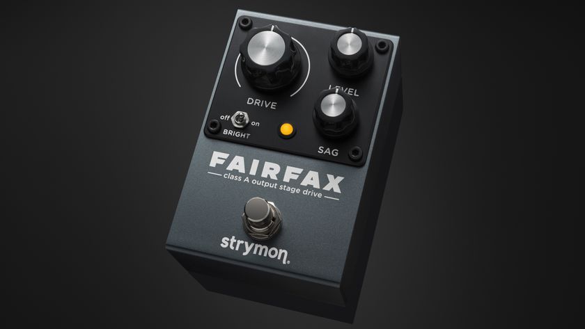 A photo of the Strymon Fairfax drive/boost pedal