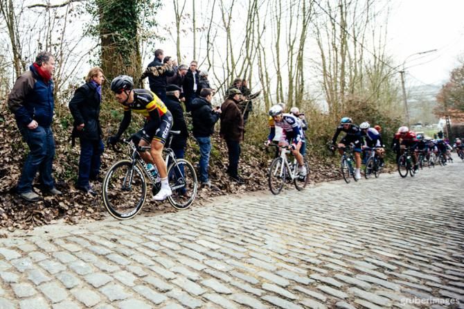 Tom Boonen stretches his legs