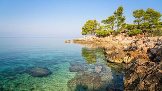 Kasjuni Beach, Split, Croatia