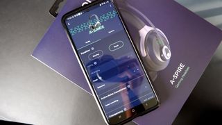 The AceZone A-Spire gaming headset's mobile application.