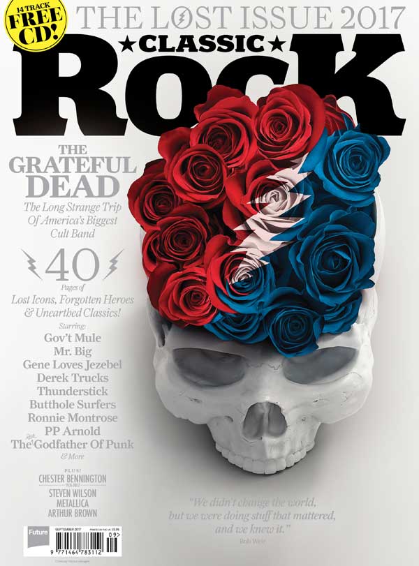 The cover of Classic Rock 240, featuring The Grateful Dead