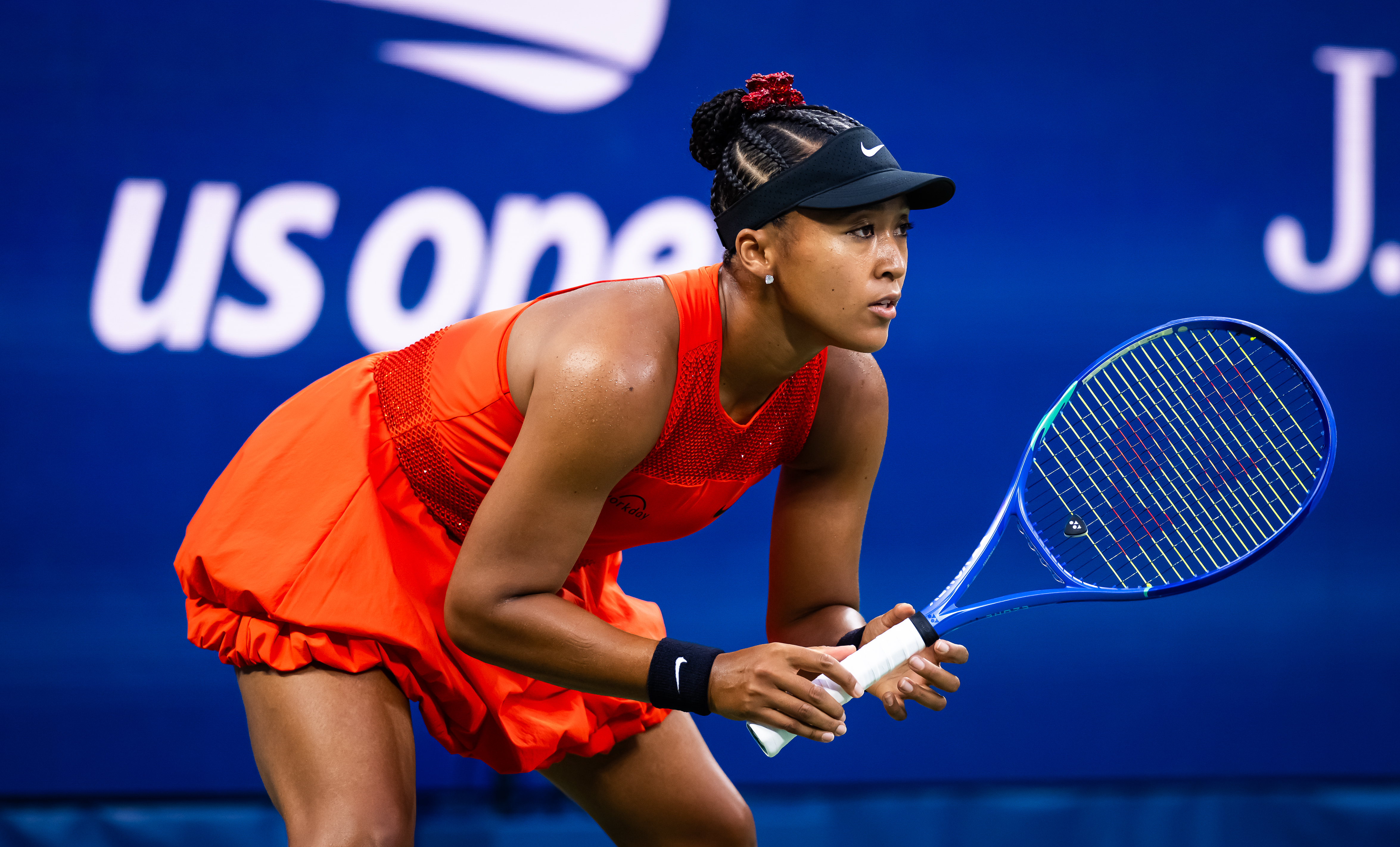 naomi osaka during day three of the US Open