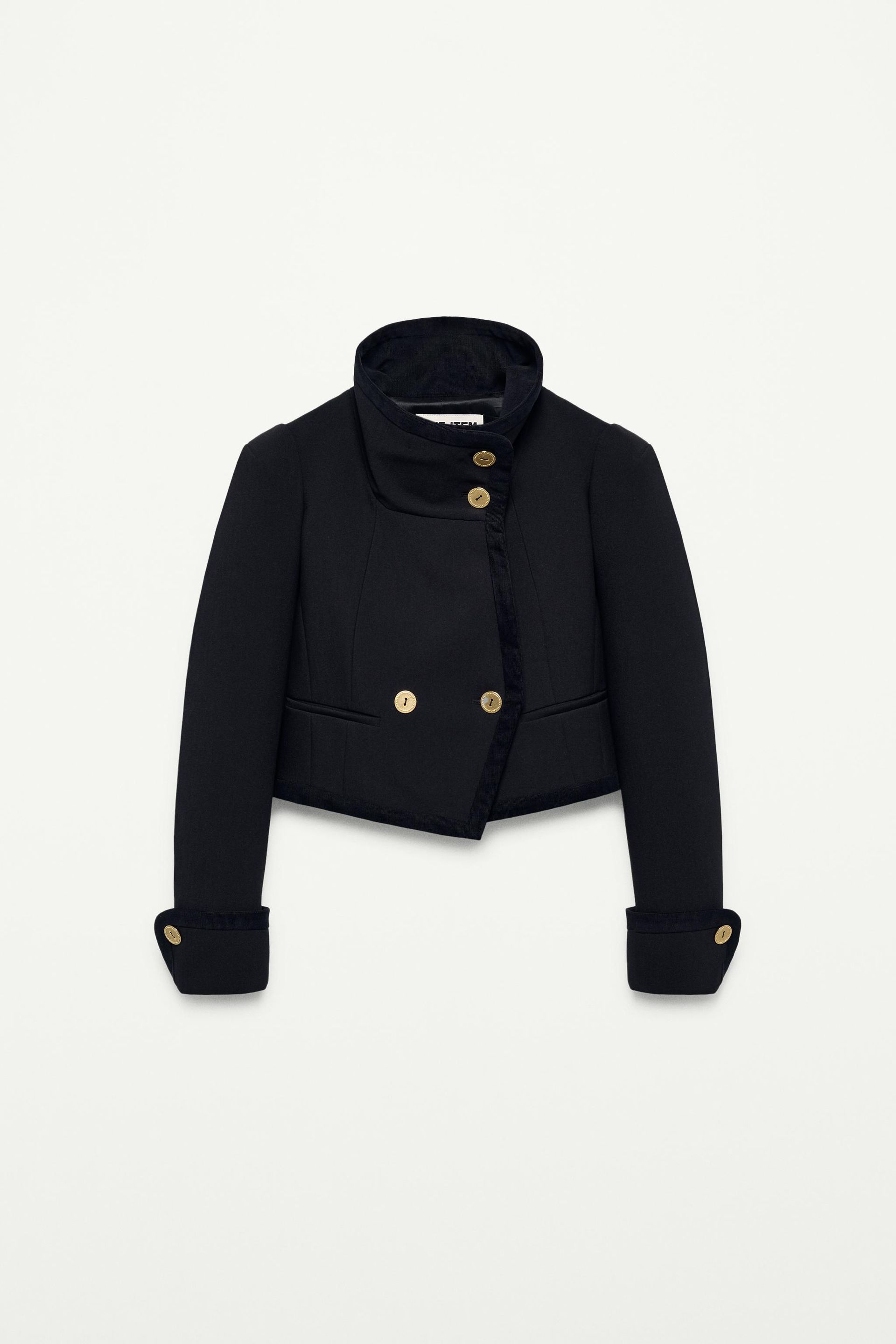 Cropped Button-Up Jacket - the Item Zara Woman