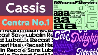 Selection of fonts