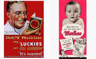 Children were often used by Marlboro to promote smoking as a family activity.