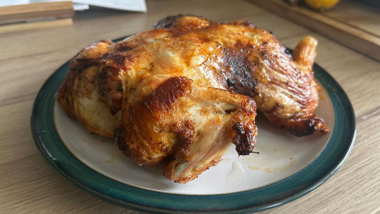 Chicken cooked using Ninja 5-in-1 Grill and Air Fryer