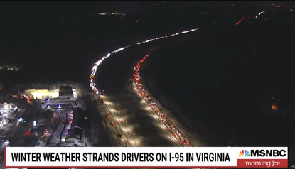 Traffic snarl on I-95