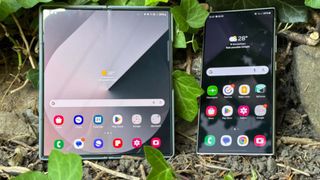 The Galaxy Z Fold 6 and Galaxy S24 Ultra