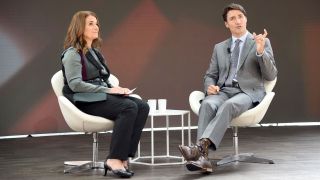 Melinda Gates and Justin Trudeau