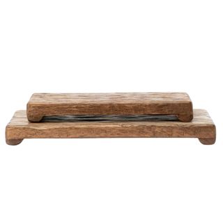 Mango Wood Rectangular Pedestal