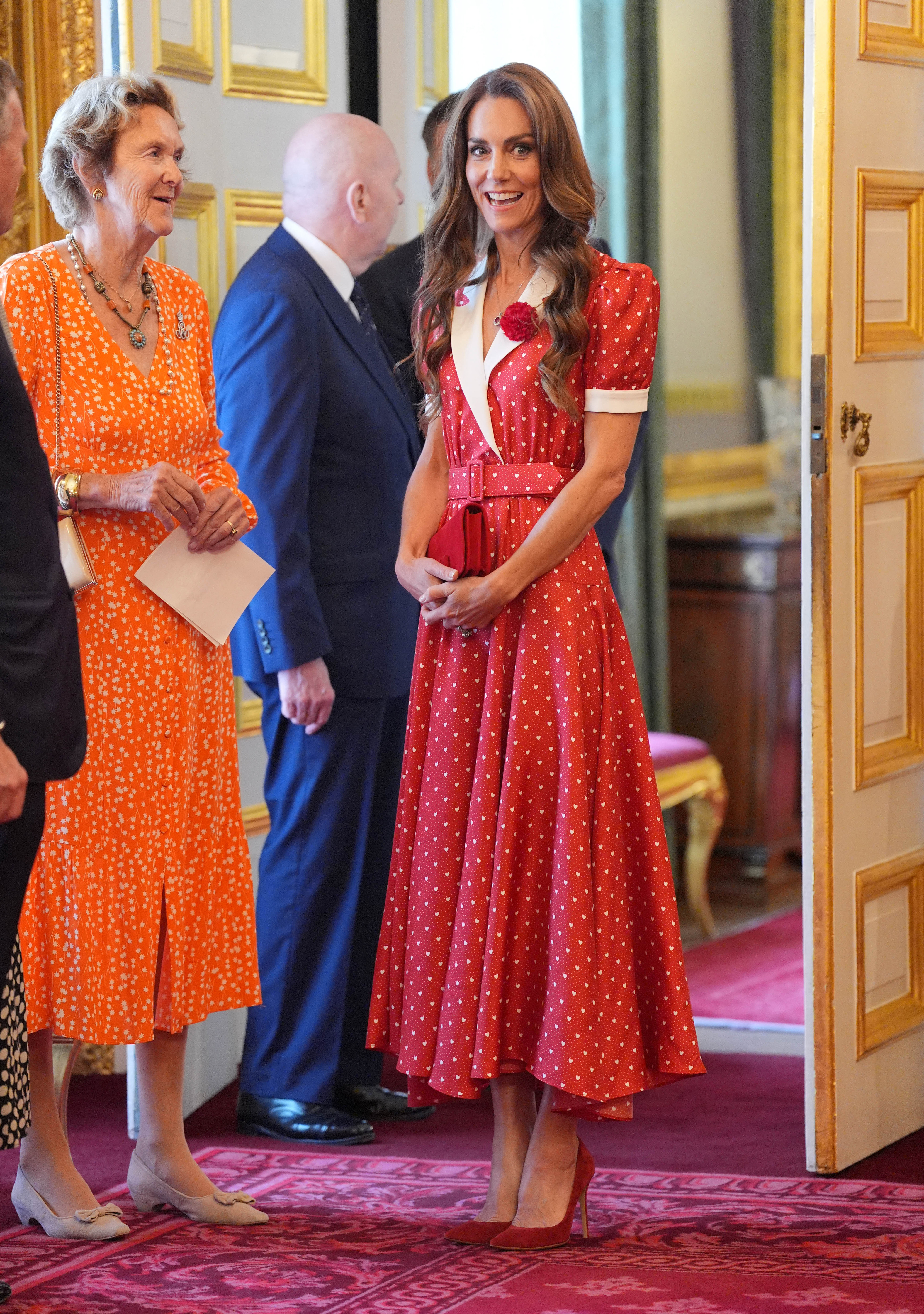 Britain's Catherine, Princess of Wales attends a reception at St James's Palace in London, on June 2, 2026, to celebrate the 25th anniversary of Cancer Research UK. (Photo by Yui Mok / POOL / AFP)