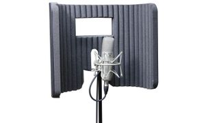 Aokeo Professional Studio Recording Microphone Isolation Shield, one of the best microphone isolation shields