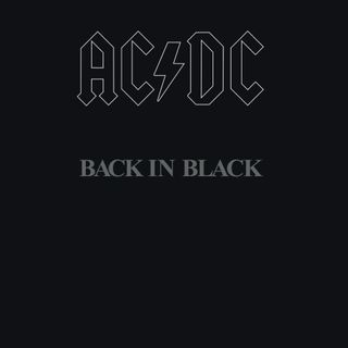 AC/DC 'Back in Black' album artwork