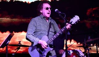 Denny Laine performs onstage at Bogie's in Westlake Village, California on February 1, 2018