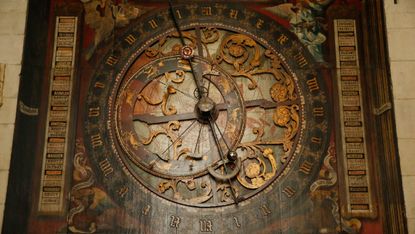 The astronomical clock at the Cathedral Church of Saint Paul