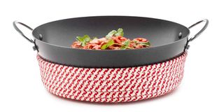 prue’s world 25cm Karahi cooking dish with serving basket