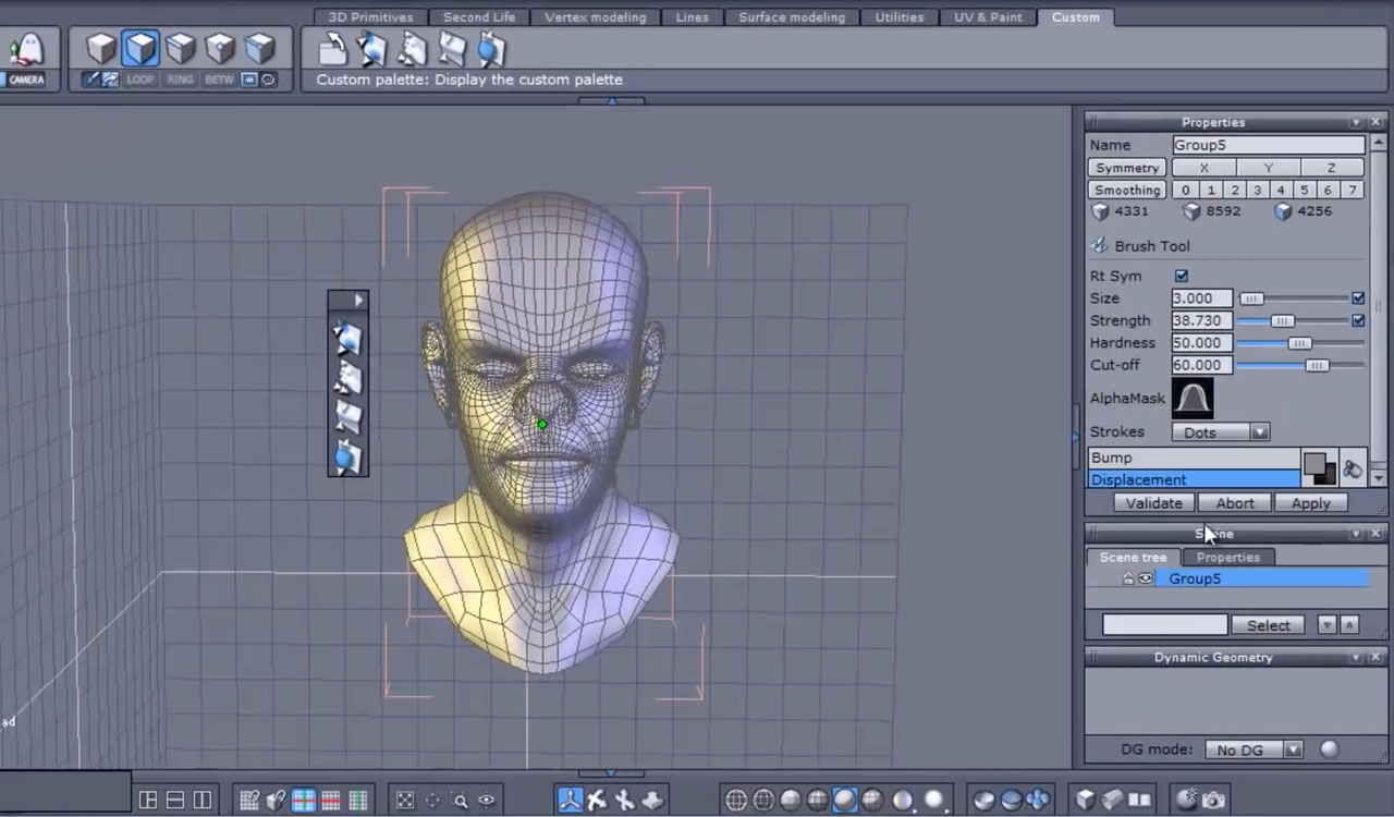 simplify 3d model has missing lines