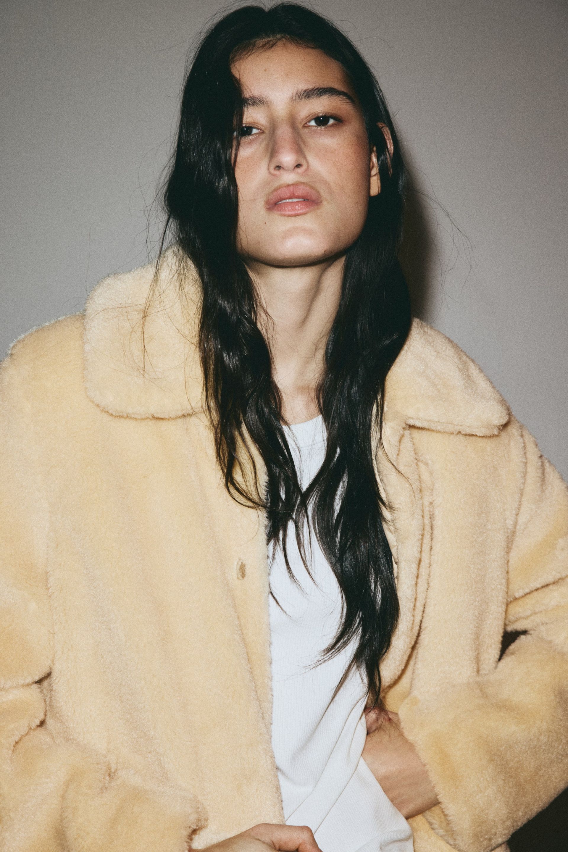 Pile Jacket - Beige