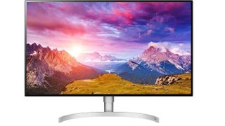 Product shot of LG 32UL950 32-inch monitor, one of the best monitors for programming