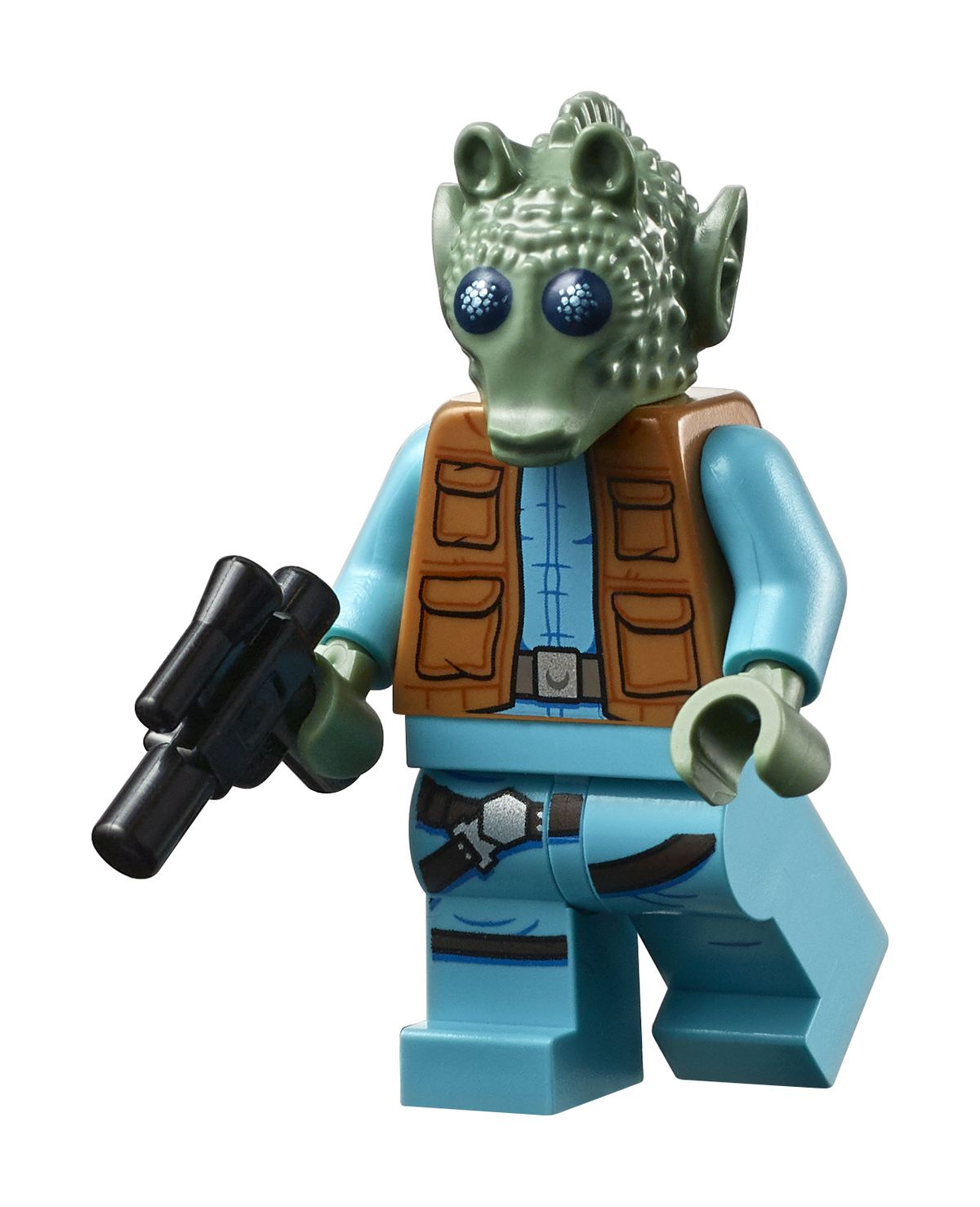 The minifigures of Lego's Star Wars Mos Eisley Cantina.
