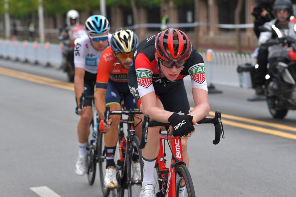 Nathan Van Hooydonck (BMC Racing) leads the early break