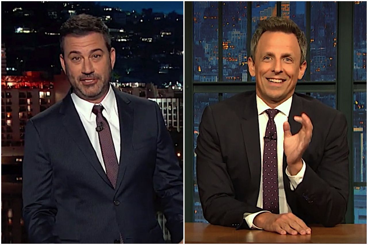 Jimmy Kimmel and Seth Meyers on Trump&amp;#039;s Ukraine excuses