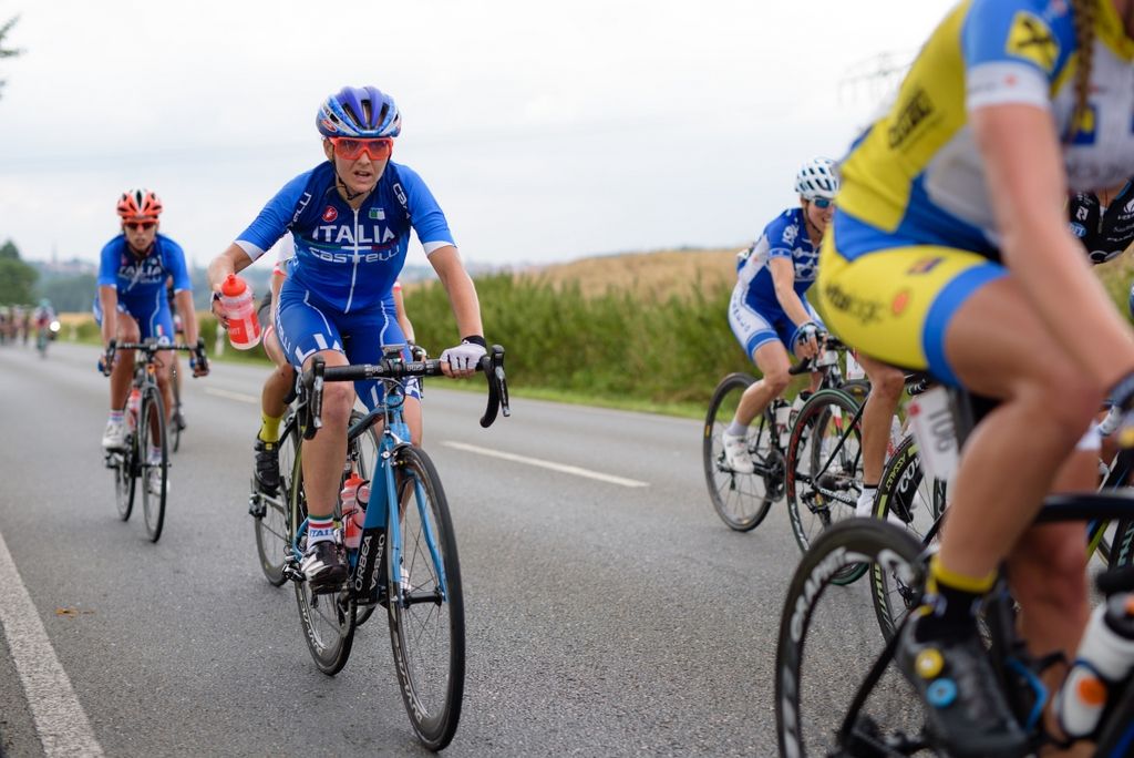 cyclo-cross and mountain bike racer Eva Lechner is racing the Thuringen Rundfahrt with the Italian national team