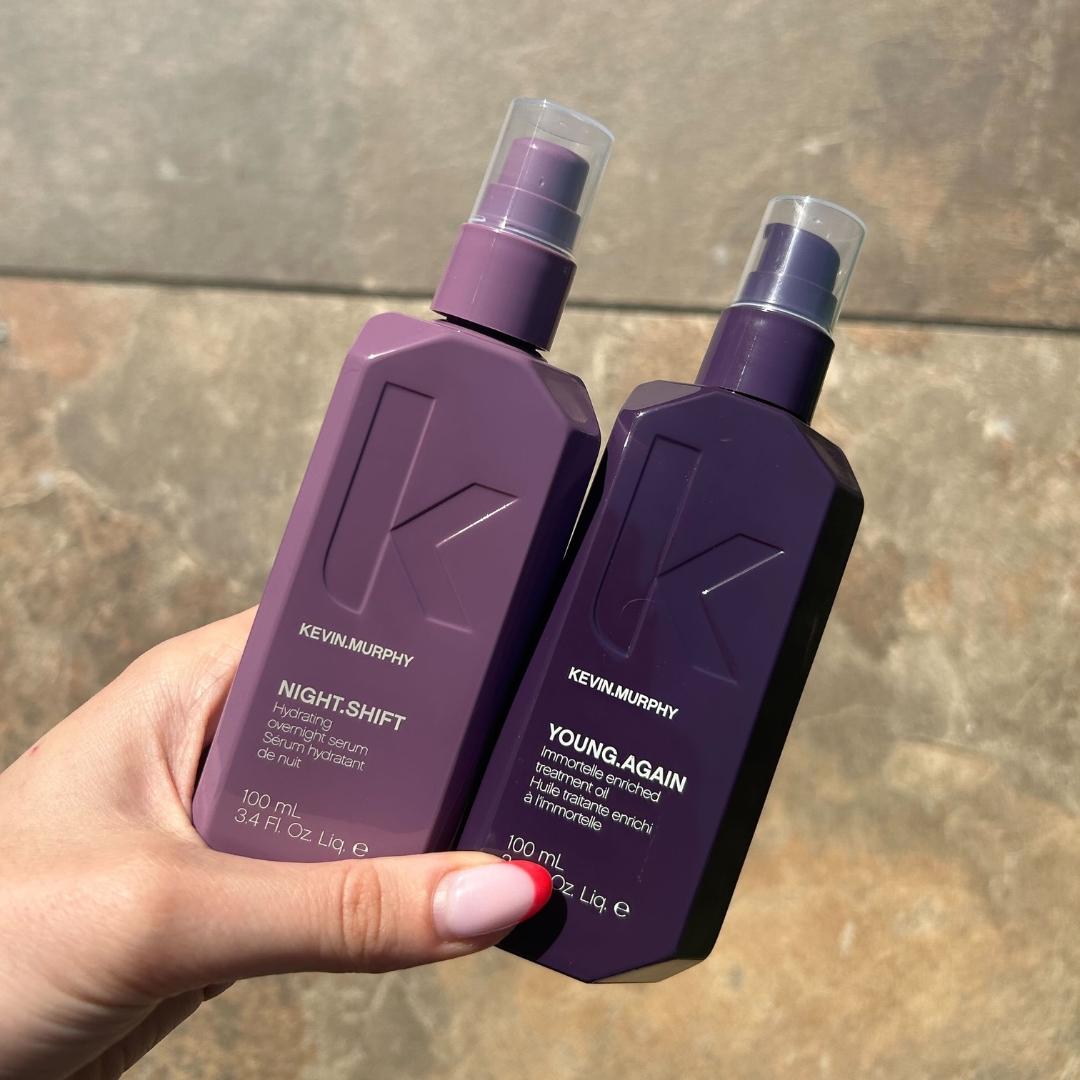 Hand holding the Kevin.Murphy Dream &amp;amp; Glow Set
