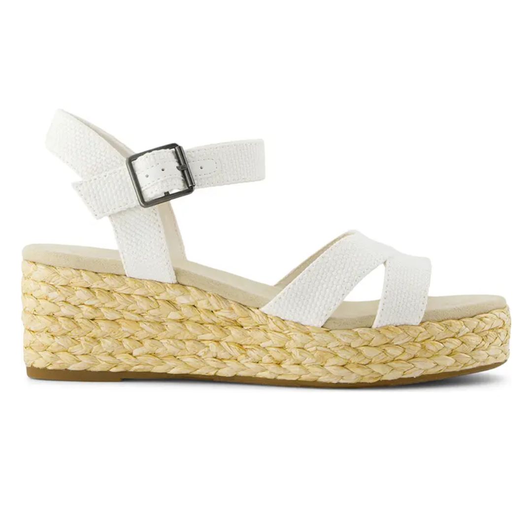 TOMS Audrey Ankle Strap Wedges