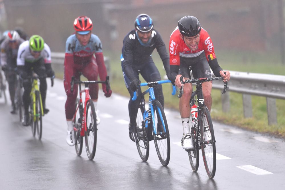 Tiesj Benoot (Lotto Soudal) was again agressive
