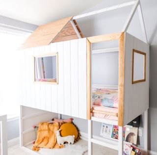 Ikea kura bed hacks playhouse @playsonpatterns