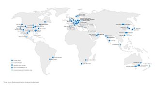 Microsoft Azure's global data center network mapped