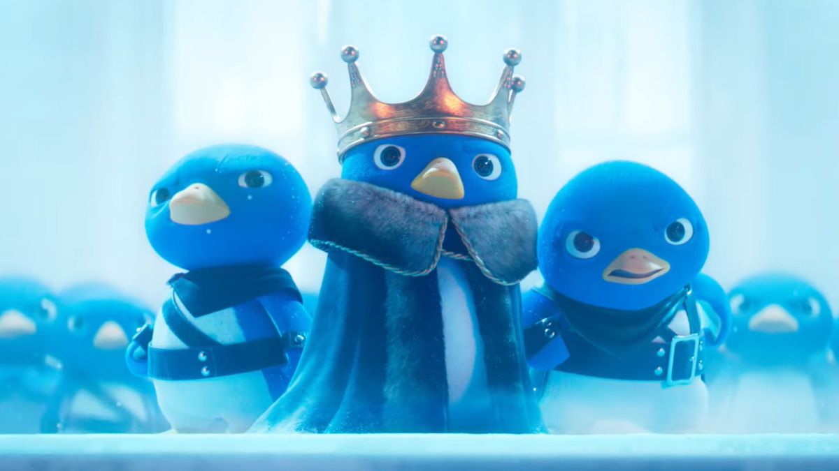 Super Mario Movie penguins