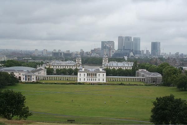 The towers of Canary Wharf now loom over London's old docklands.